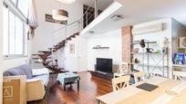 Living room of Attic for sale in  Barcelona Capital  with Air Conditioner