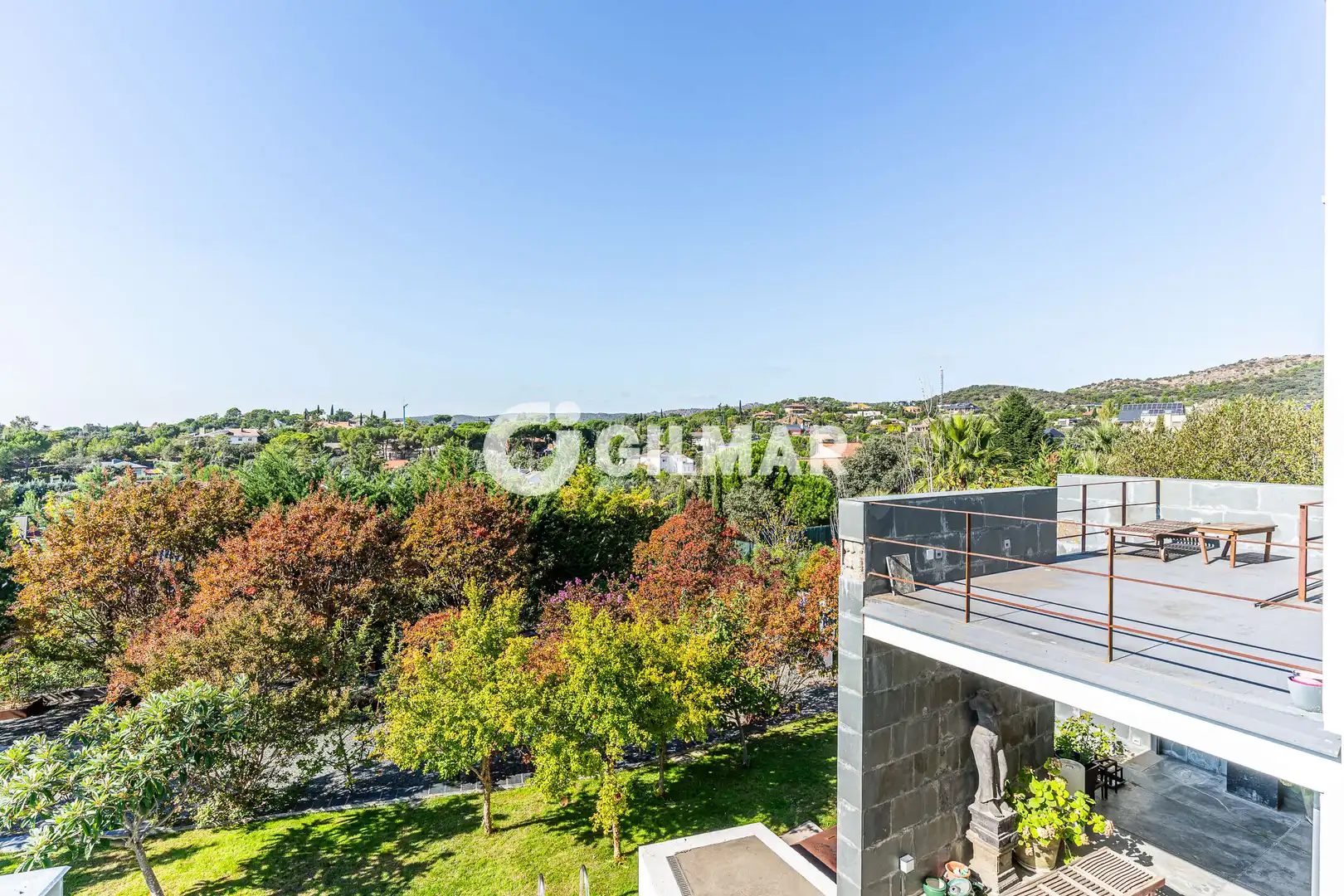 Terraza de Casa o chalet en venta en Las Rozas de Madrid con Calefacción, Jardín privado y Piscina