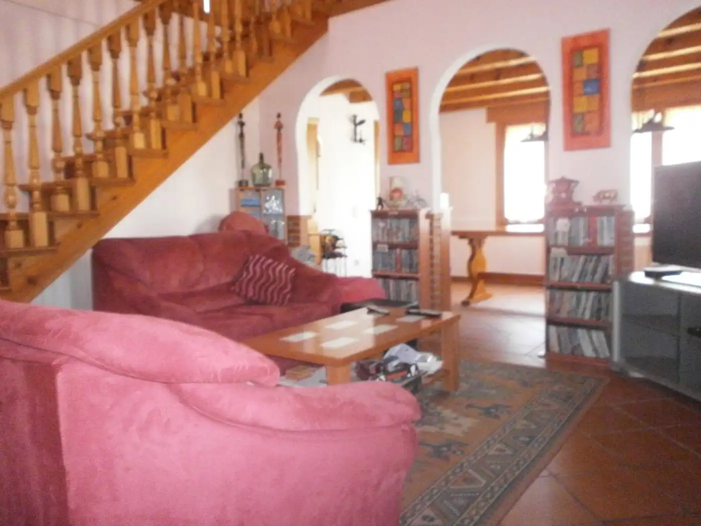 Living room of Houses for sale in Abades  with Heating, Private garden and Swimming Pool