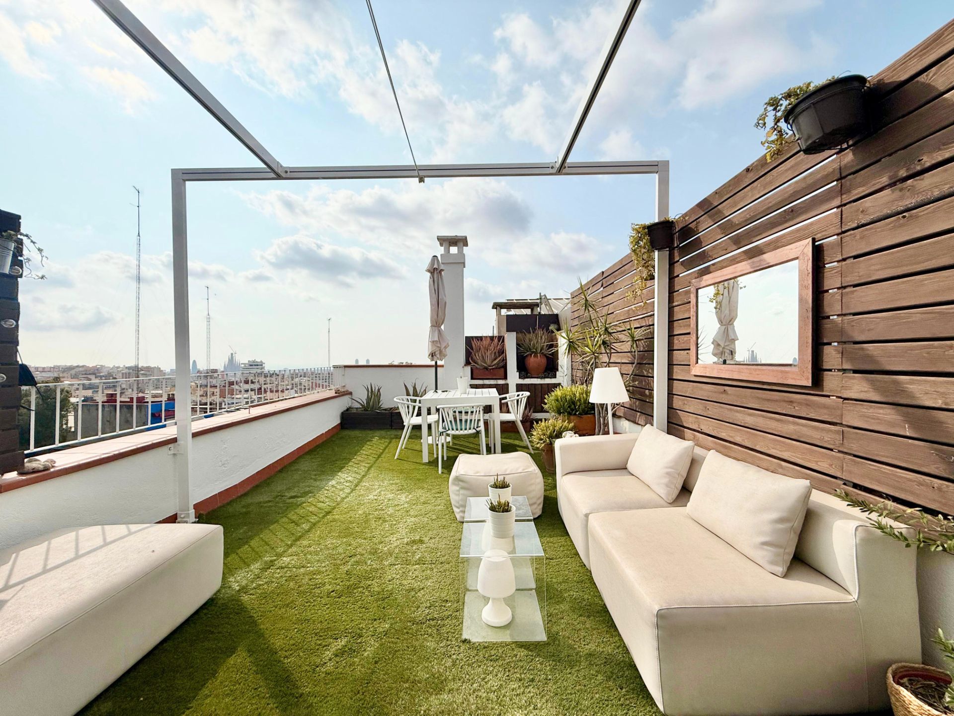 Terrace of Attic for sale in  Barcelona Capital  with Heating, Parquet flooring and Terrace