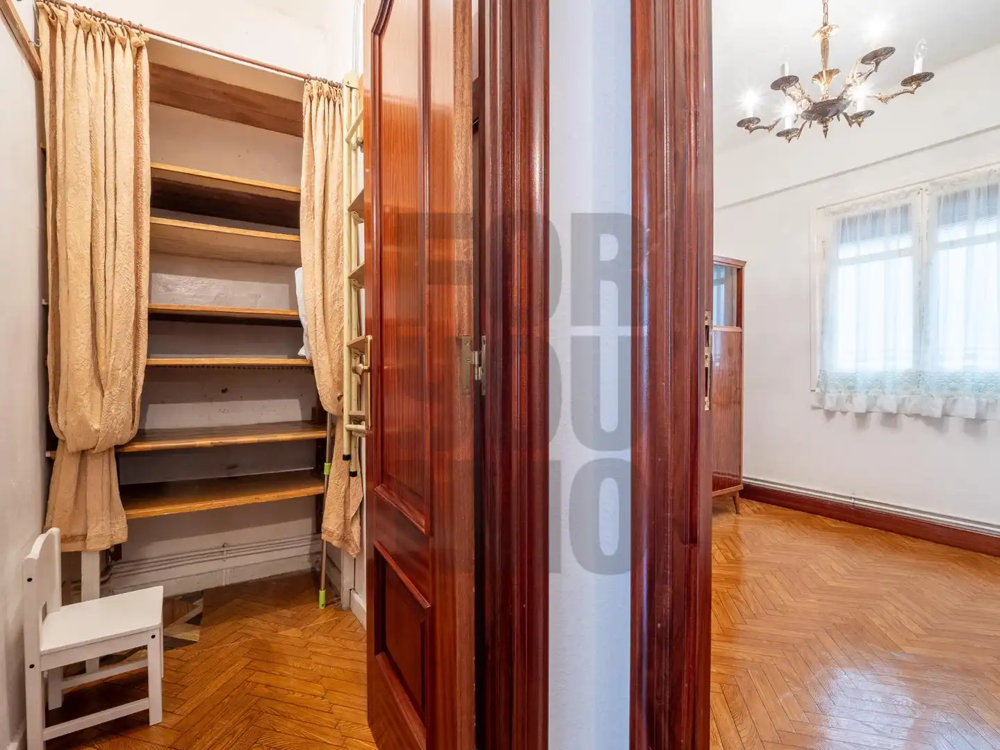 Bedroom of Flat for sale in Donostia - San Sebastián   with Heating, Parquet flooring and Terrace