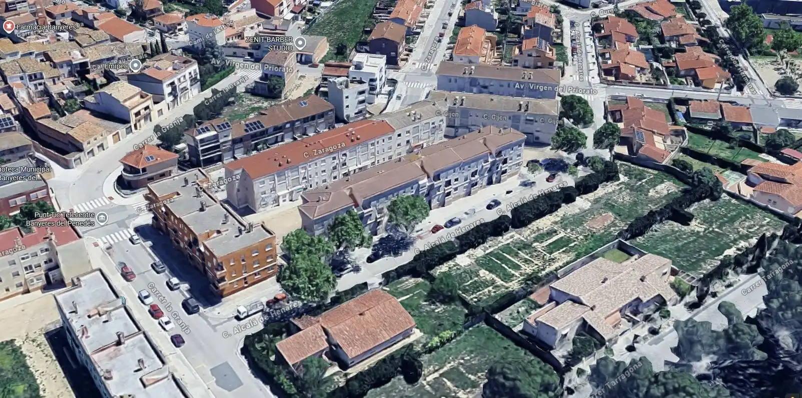 Vista exterior de Piso en venta en Banyeres del Penedès