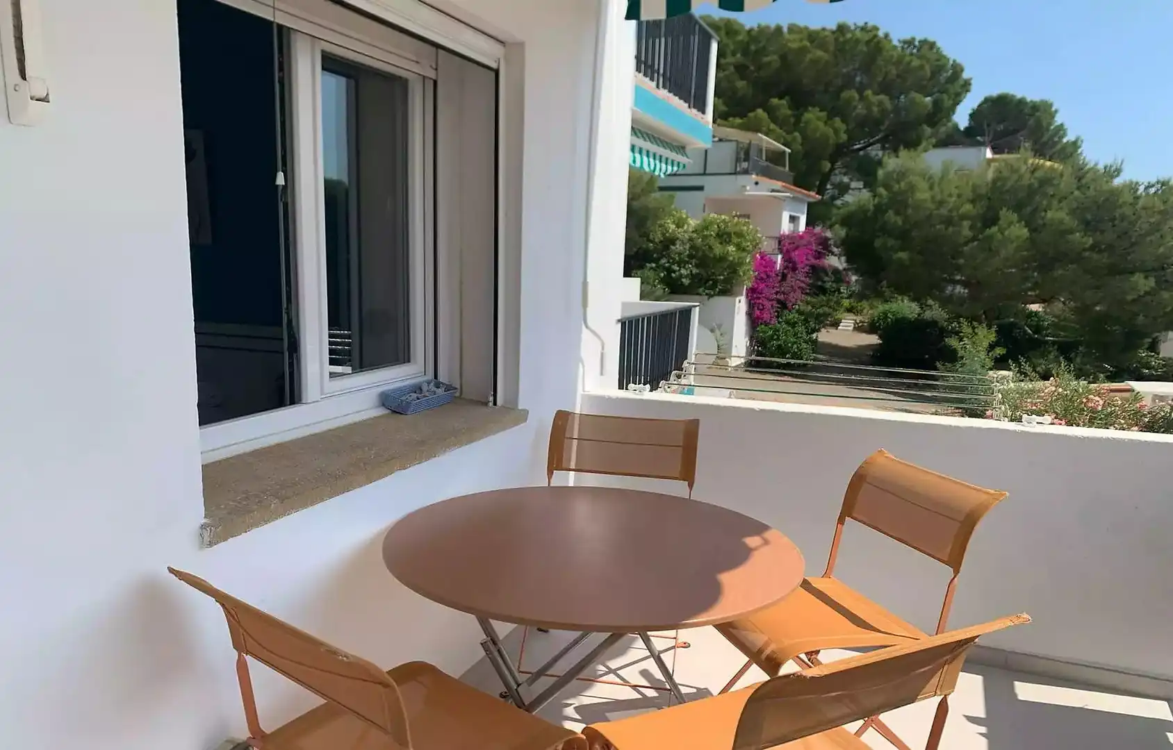 Terrasse von Wohnung zum Verkauf in Roses mit Klimaanlage, Heizung und Terrasse