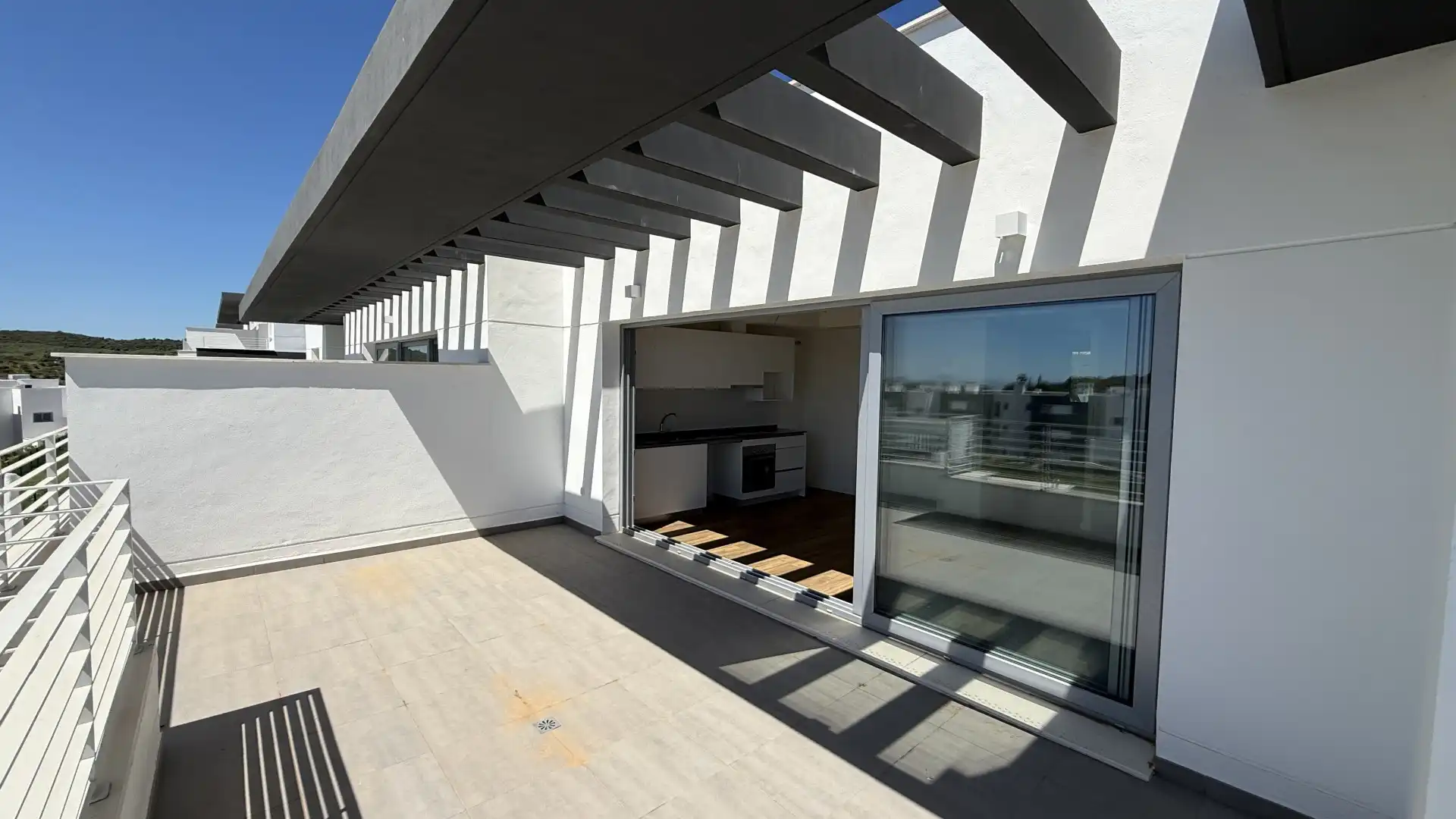 Terraza de Ático de alquiler en Estepona con Aire acondicionado, Calefacción y Terraza