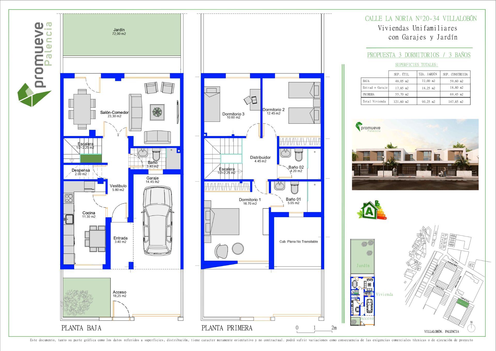 Casa adosada en venda en Villalobón amb Jardí privat