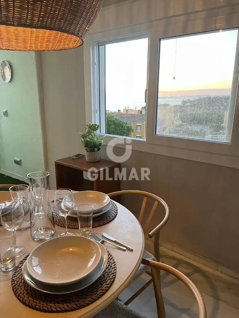Esszimmer von Wohnung zur Miete in El Puerto de Santa María mit Klimaanlage, Heizung und Terrasse