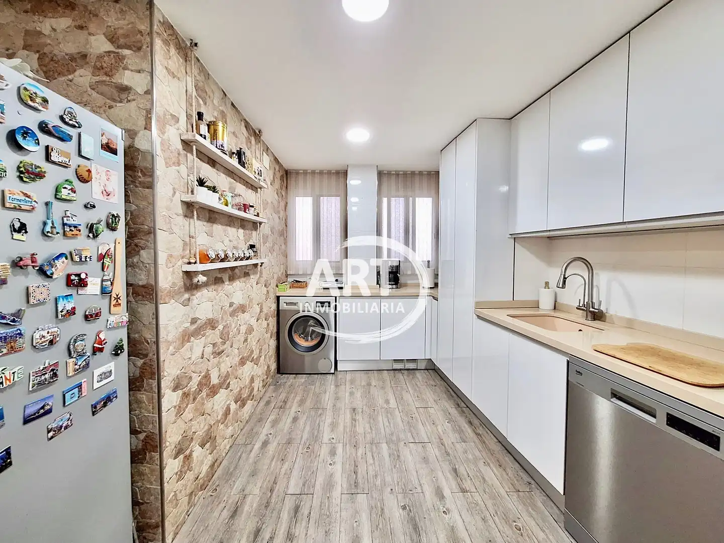 Küche von Wohnung zum Verkauf in Alboraya mit Klimaanlage und Heizung