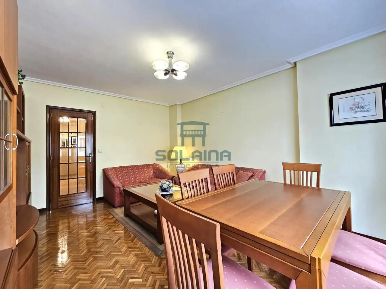 Sala de estar de Piso en venta en Ourense Capital  con Calefacción, Trastero y Amueblado