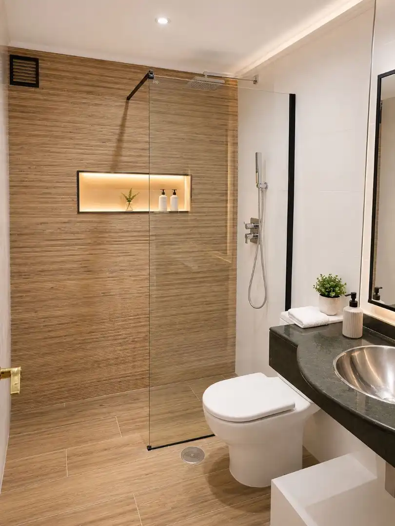 Bathroom of Flat for rent in Málaga  with Air Conditioner, Heating and Furnished