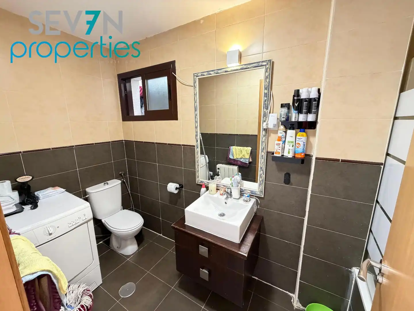 Badezimmer von Wohnung zum Verkauf in Santo Domingo-Caudilla mit Heizung, Parkett und Terrasse