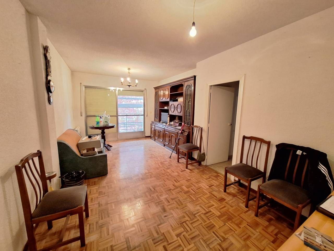 Living room of Flat for sale in Fuenlabrada  with Heating, Parquet flooring and Terrace