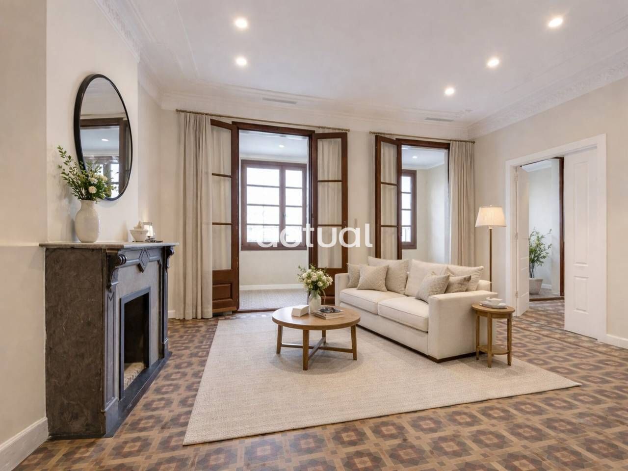 Living room of Apartment for sale in  Barcelona Capital