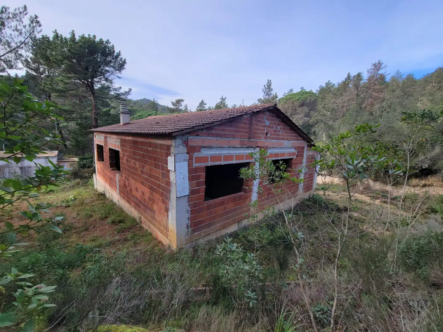 Vista exterior de Finca rústica en venda en Lloret de Mar amb Aire condicionat, Jardí privat i Alarma