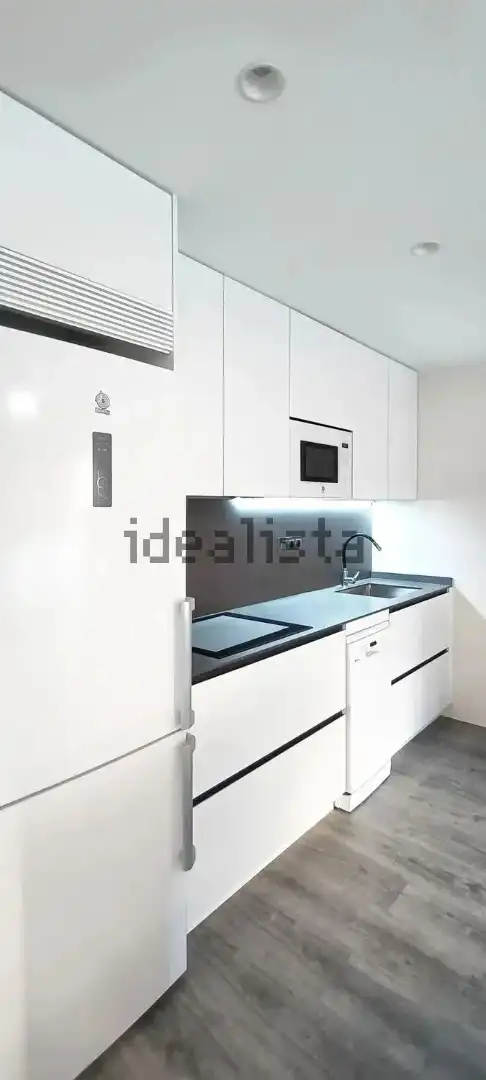 Kitchen of Flat for rent in Madrid  with Air Conditioner, Heating and Oven