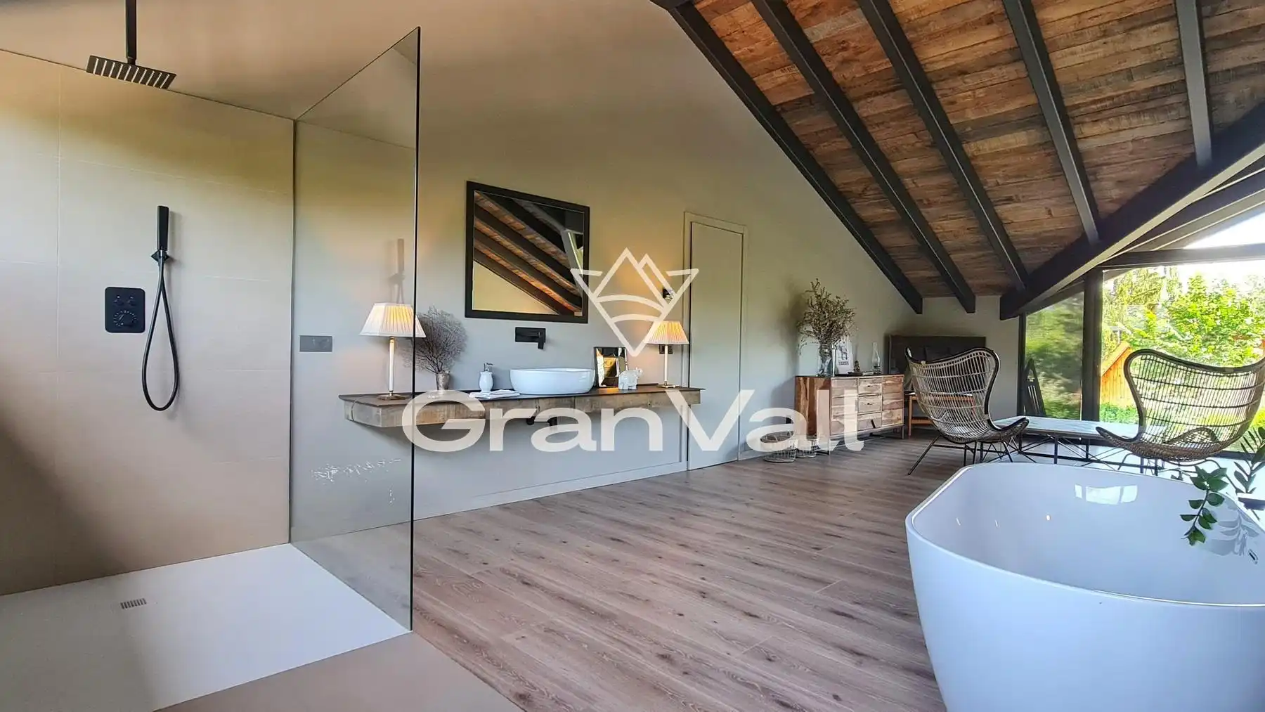 Wohnzimmer von Haus oder Chalet zum Verkauf in Puigcerdà mit Heizung, Privatgarten und Terrasse