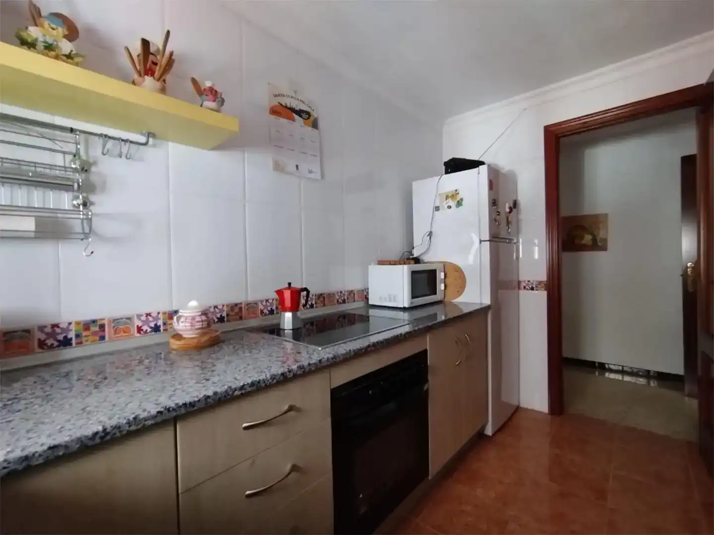 Cuina de Pis en venda en Santa Olalla del Cala amb Traster, Moblat i Balcó