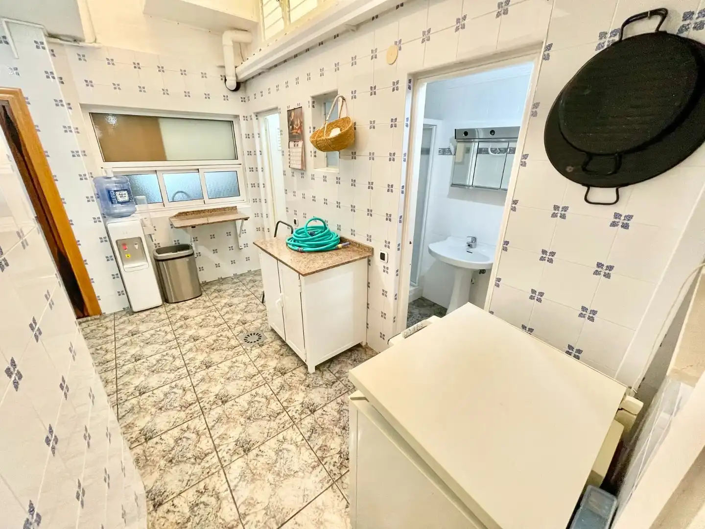 Cuina de Casa o xalet de lloguer en Los Alcázares amb Aire condicionat, Moblat i Rentadora