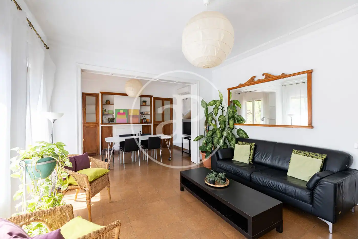 Sala de estar de Piso en venta en Barcelona con Aire acondicionado, Calefacción y Terraza