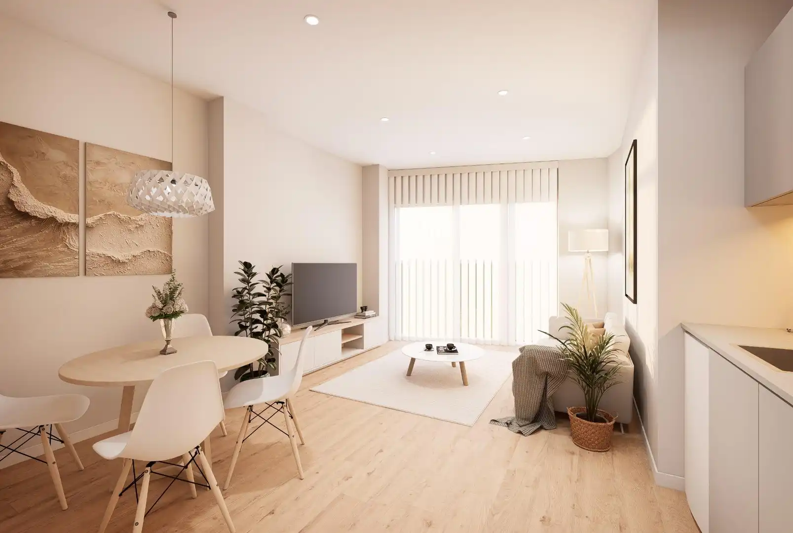 Sala de estar de Estudio en venta en Sagunto / Sagunt con Aire acondicionado, Calefacción y Amueblado