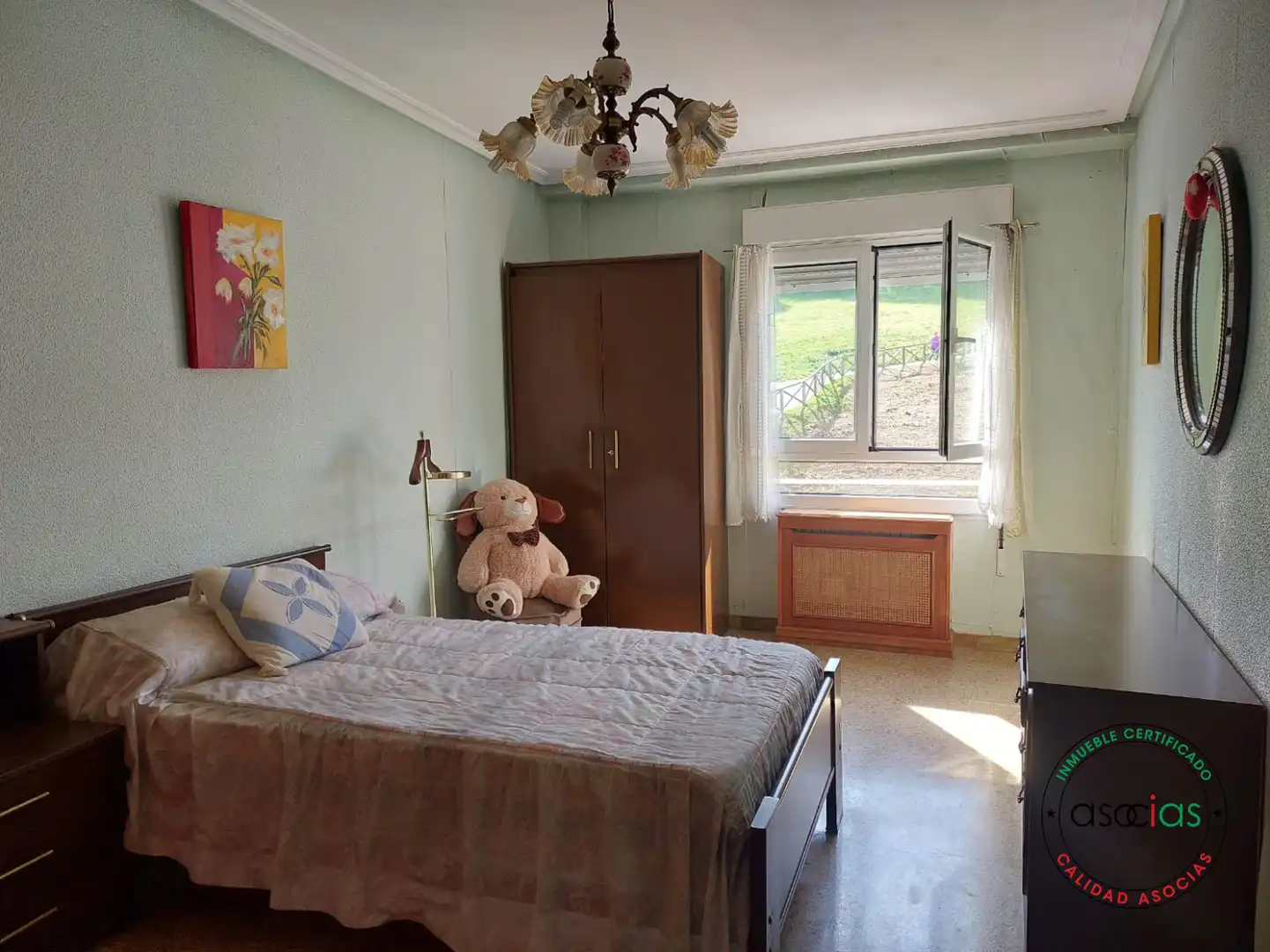 Bedroom of Flat for sale in Gijón   with Heating, Private garden and Storage room
