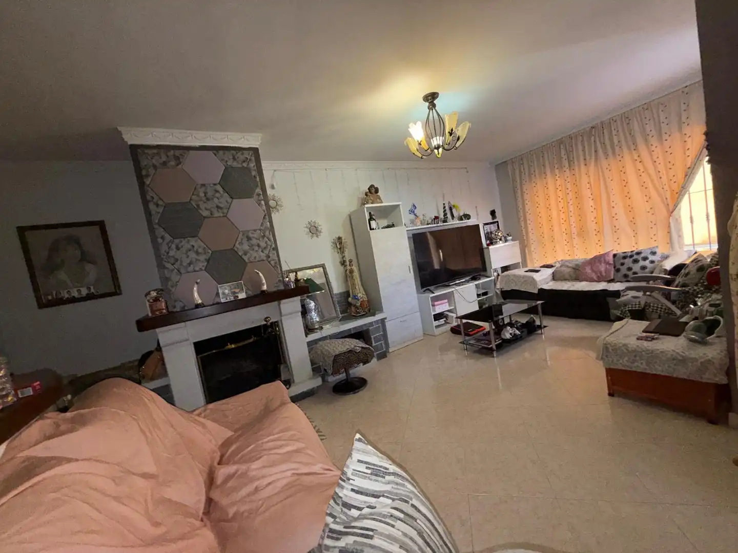 Living room of Houses for sale in Málaga  with Air Conditioner, Terrace and Furnished