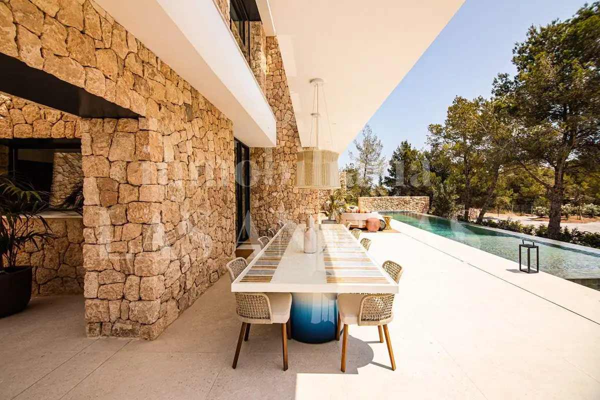 Terraza de Casa o chalet en venta en Santa Eulària des Riu con Terraza, Trastero y Jacuzzi