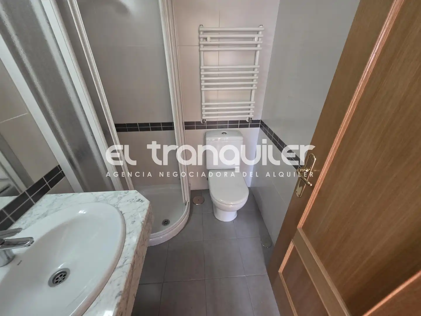 Bathroom of Flat for rent in Madrid  with Air Conditioner, Parquet flooring and Swimming Pool
