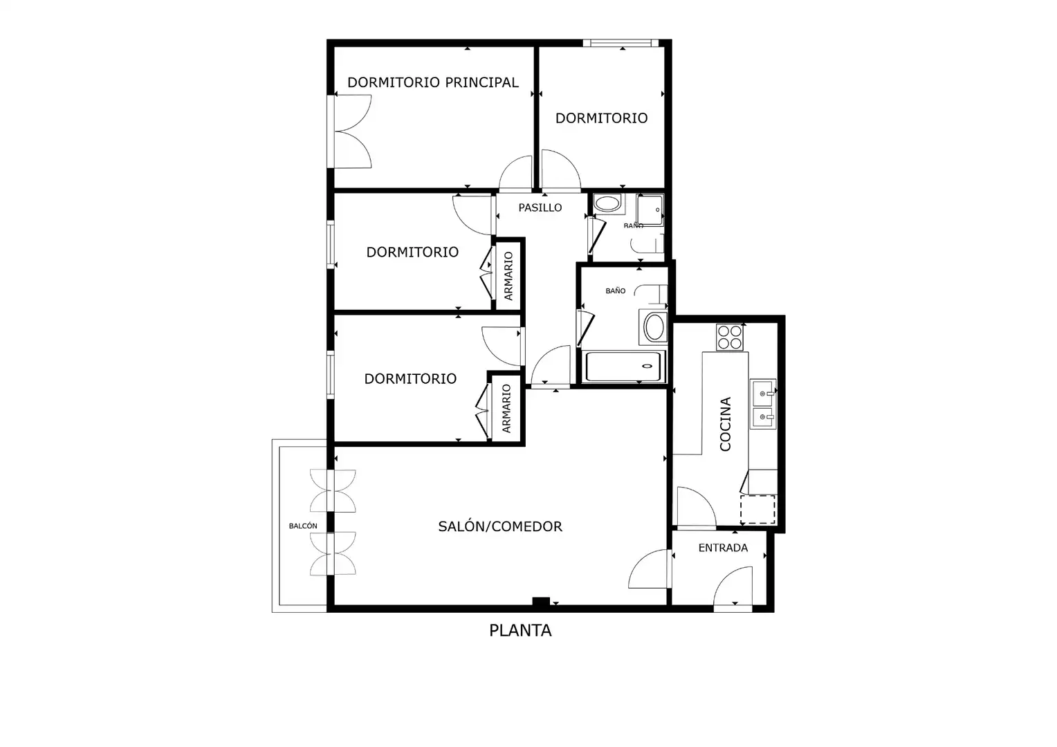 Piso en venta en Málaga con Aire acondicionado, Amueblado y Balcón