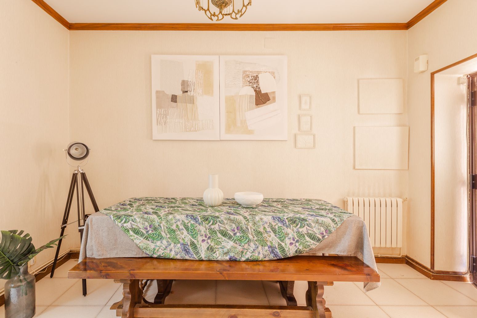Comedor de Casa adosada en venta en Tudela con Calefacción, Parquet y Terraza