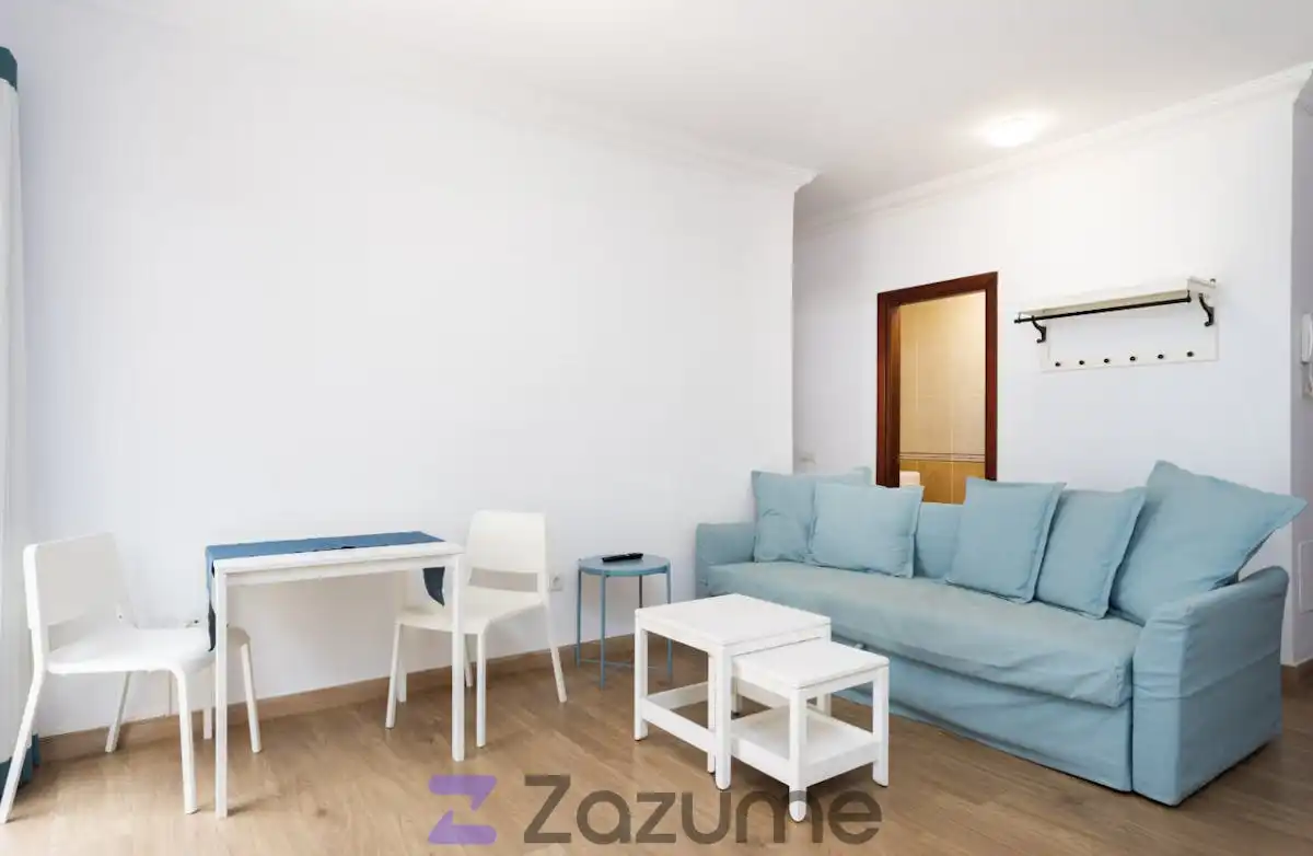 Living room of Flat for rent in Guía de Isora  with Air Conditioner, Heating and Terrace