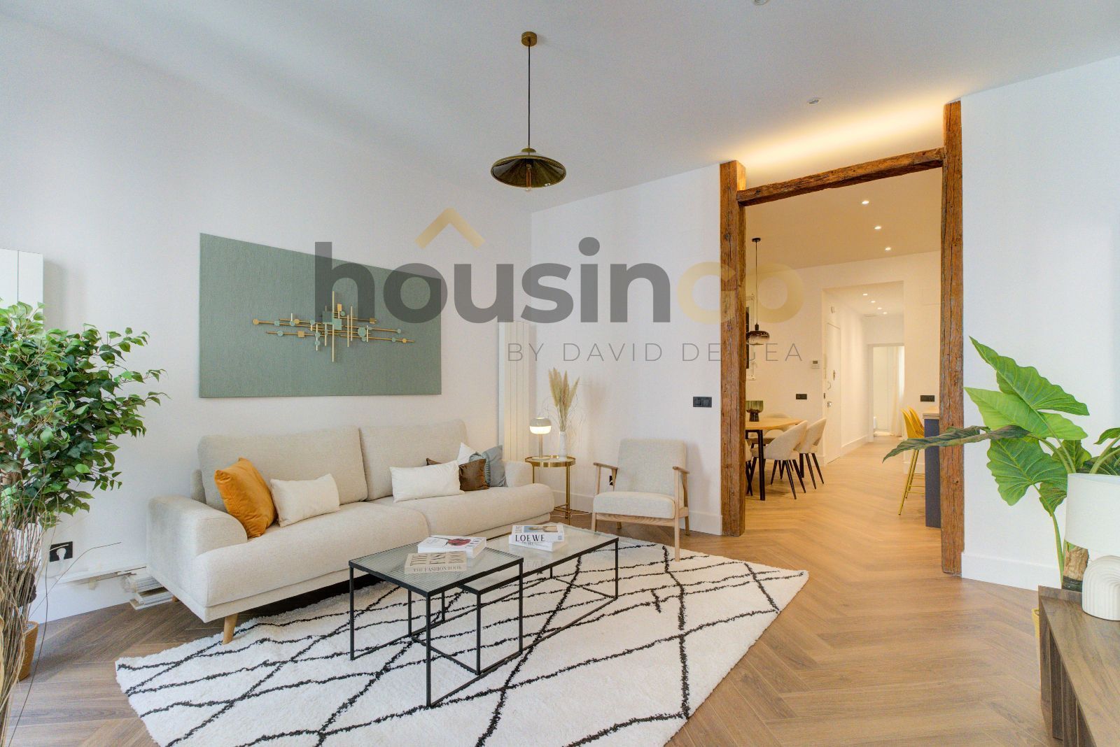 Living room of Flat for sale in  Madrid Capital  with Air Conditioner, Heating and Terrace