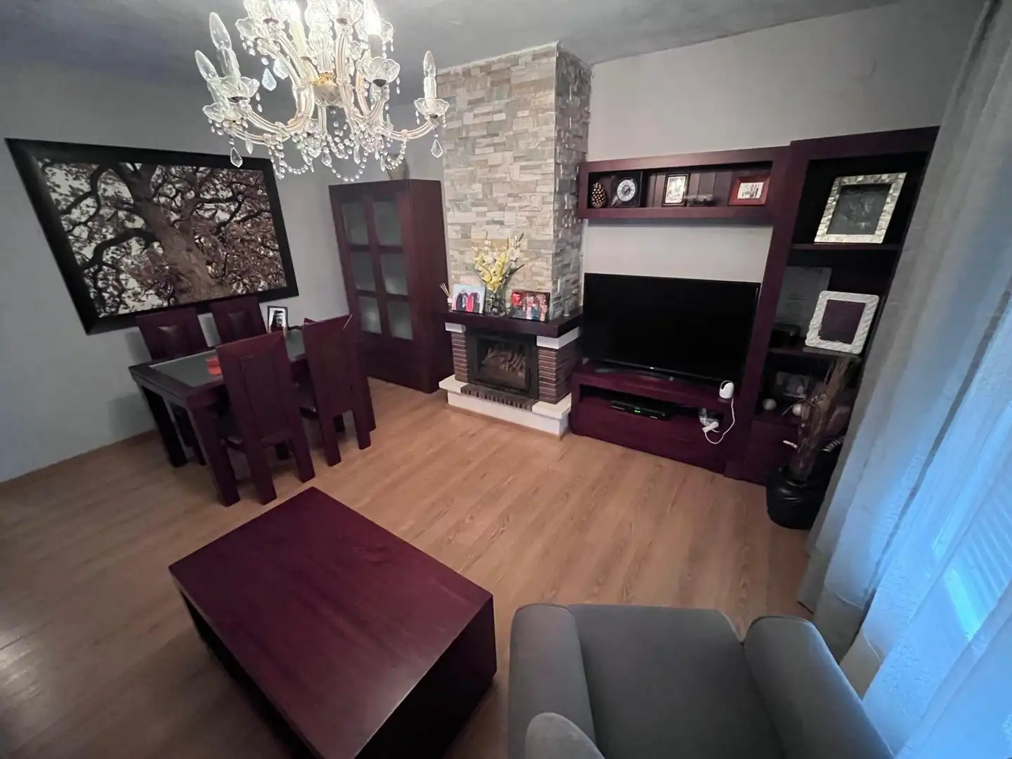 Sala de estar de Casa o chalet en venta en Chiclana de la Frontera con Aire acondicionado, Jardín privado y Parquet