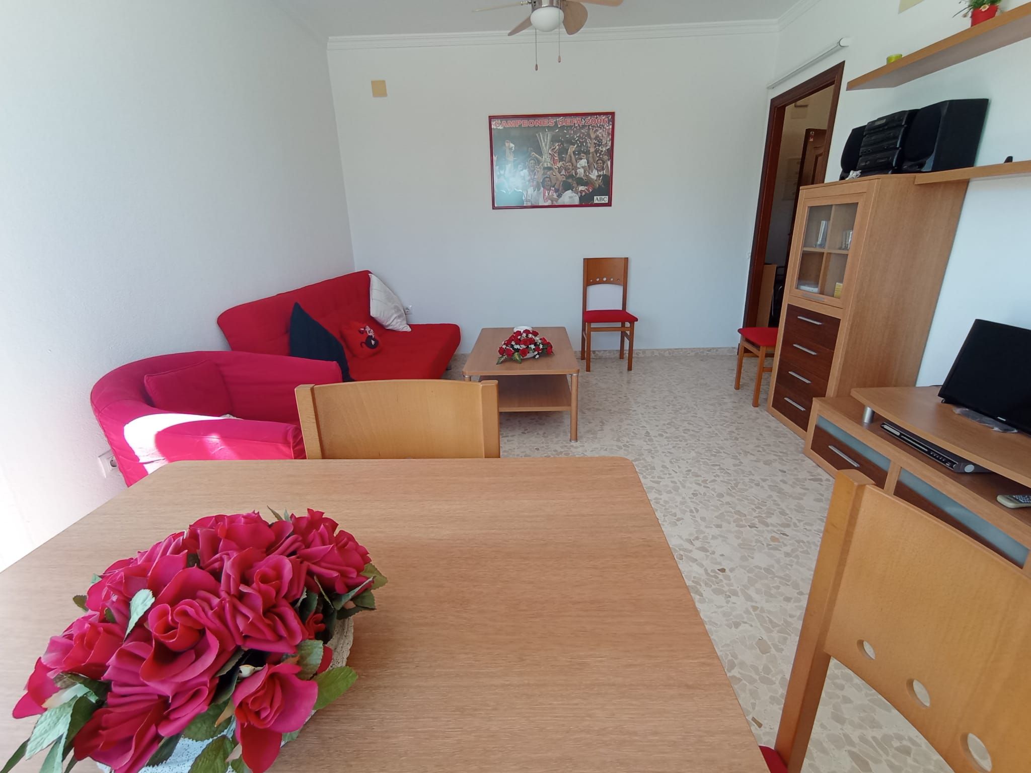 Living room of Flat for sale in Chipiona  with Furnished and Balcony