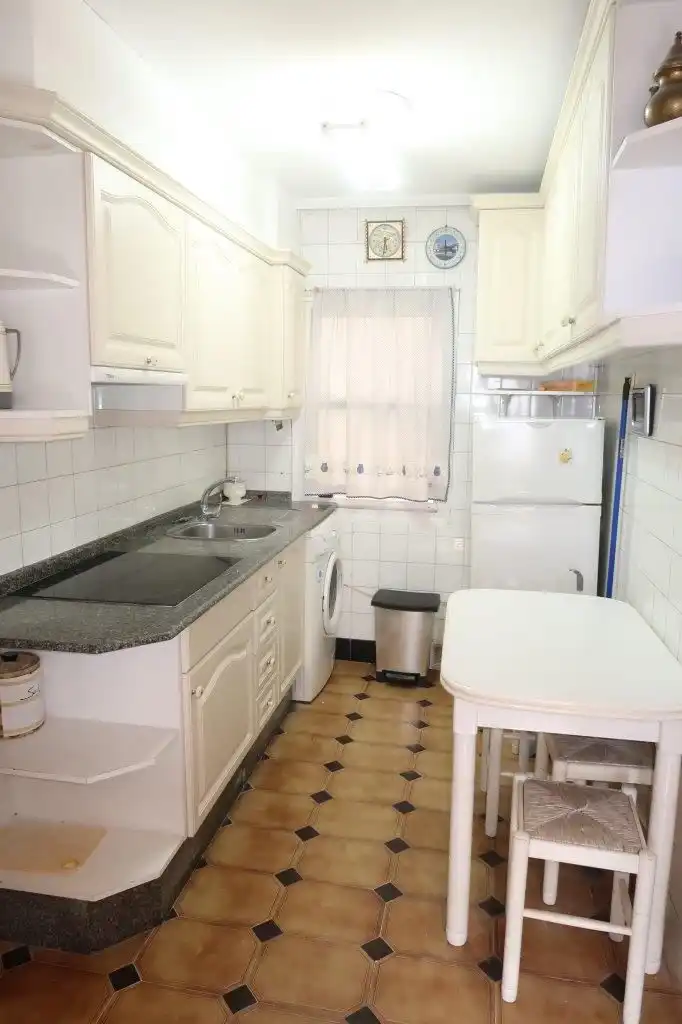 Kitchen of Flat for sale in A Coruña Capital   with Heating and Parquet flooring