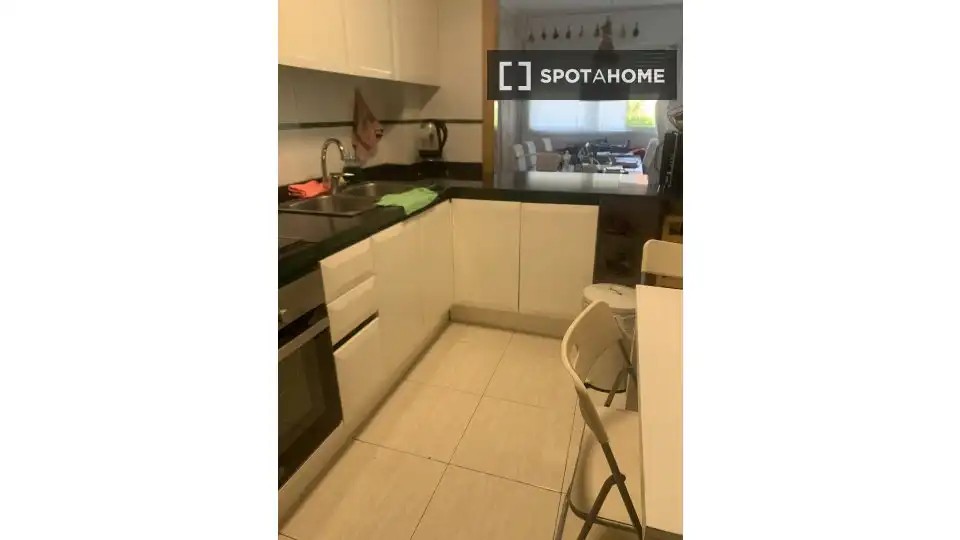 Kitchen of Flat for share in Sant Cugat del Vallès  with Air Conditioner, Terrace and Furnished