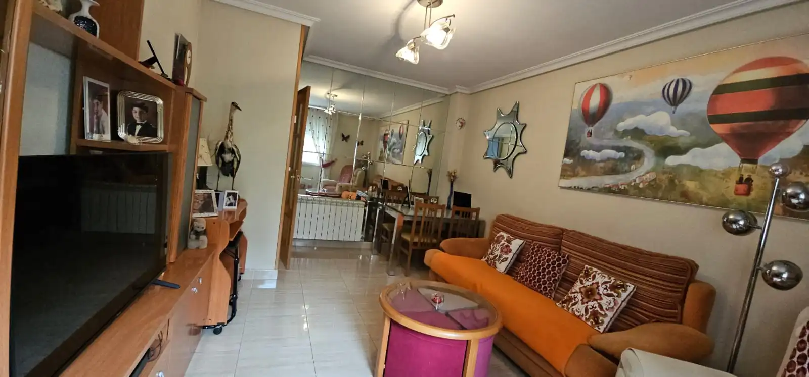 Sala de estar de Piso en venta en Puertollano con Calefacción y Amueblado