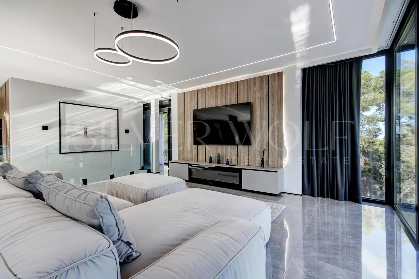 Living room of Houses for sale in Castelldefels  with Air Conditioner, Heating and Private garden