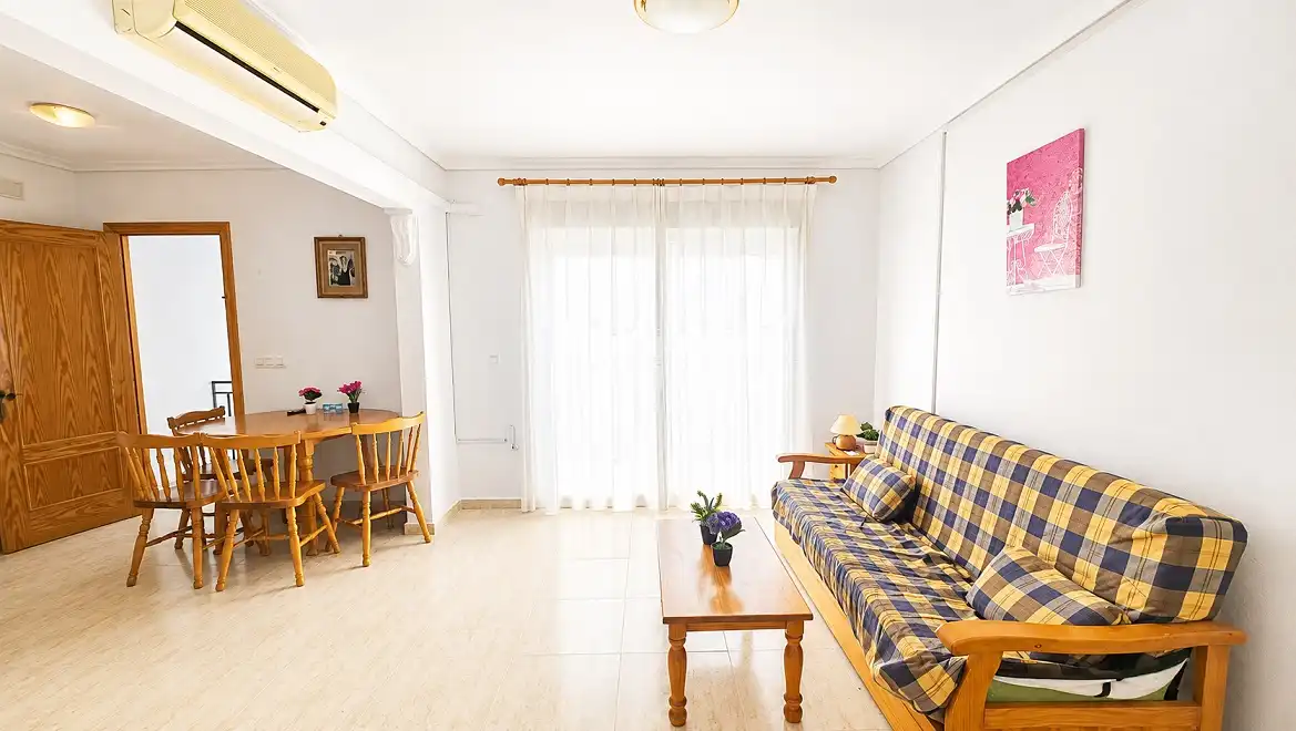 Living room of Apartments for sale in Santa Pola  with Terrace, Furnished and Balcony