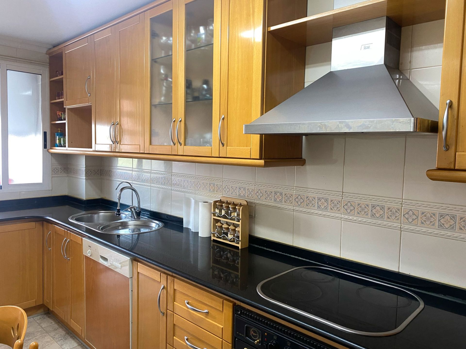 Kitchen of Flat to rent in  Murcia Capital  with Air Conditioner and Furnished