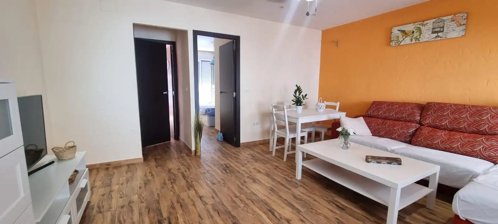 Sala de estar de Piso en venta en Elche / Elx con Amueblado y Balcón