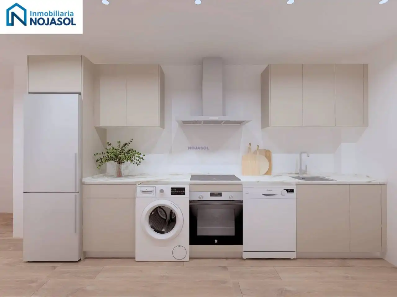 Cocina de Apartamento en venta en Noja con Calefacción, Jardín privado y Terraza