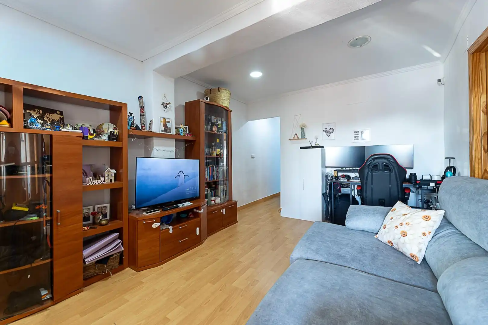 Sala de estar de Ático en venta en  Palma de Mallorca con Aire acondicionado, Parquet y Horno