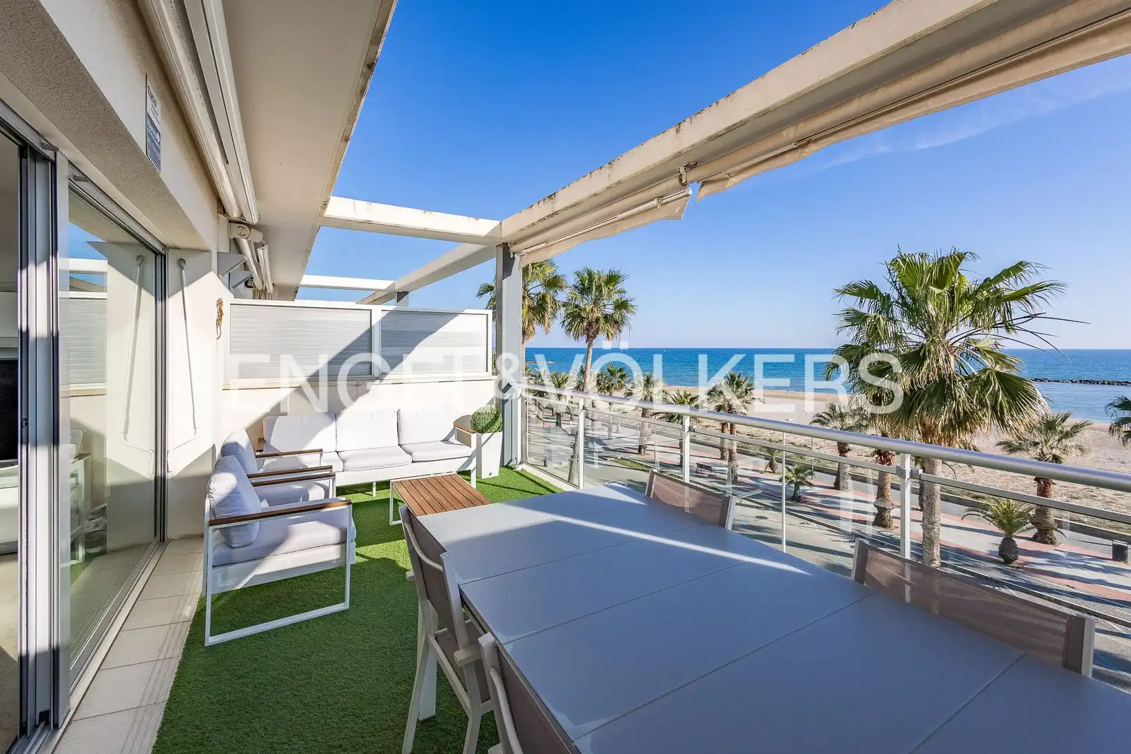 Terrace of Attic for sale in Cubelles  with Air Conditioner, Heating and Private garden