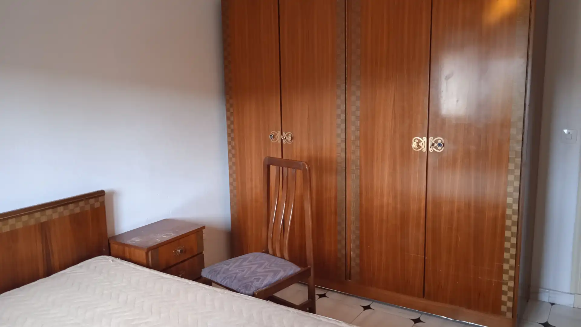 Schlafzimmer von Wohnung zum Verkauf in Segovia mit Heizung, Terrasse und Möbliert
