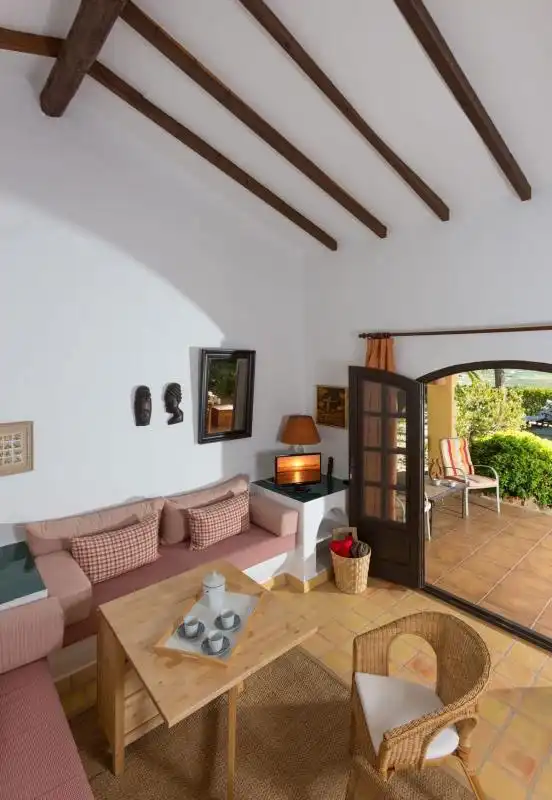 Sala de estar de Finca rústica en venta en Teulada con Calefacción, Jardín privado y Terraza