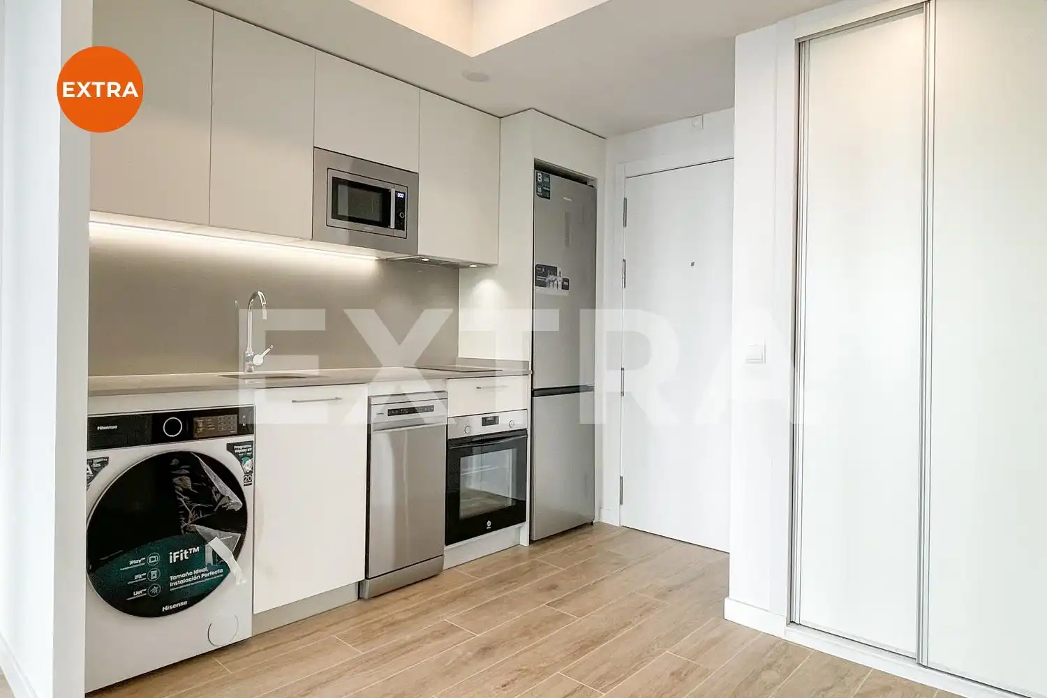 Cocina de Piso de alquiler en Madrid con Terraza y Trastero