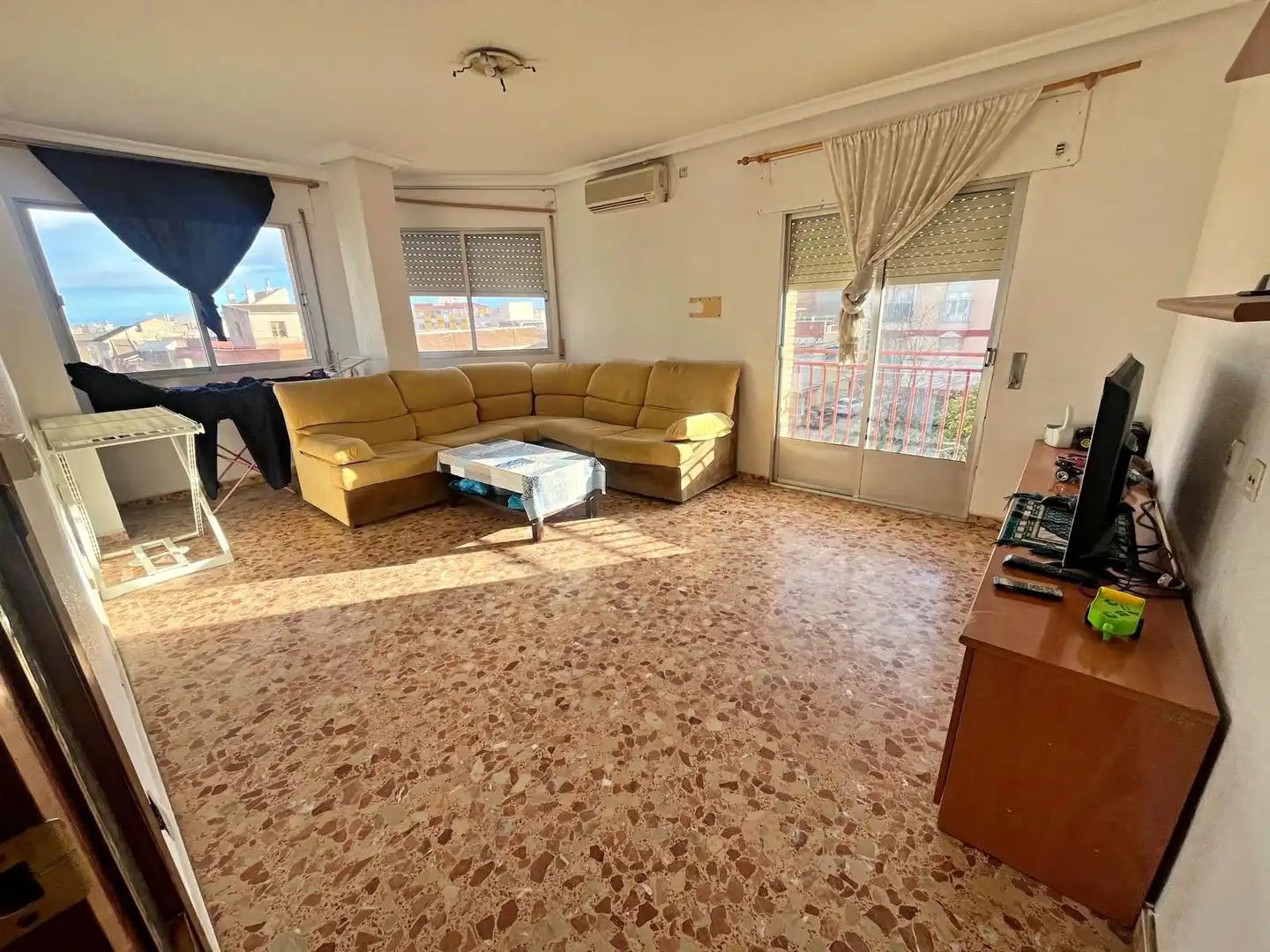 Living room of Flat for sale in Totana  with Air Conditioner, Terrace and Storage room