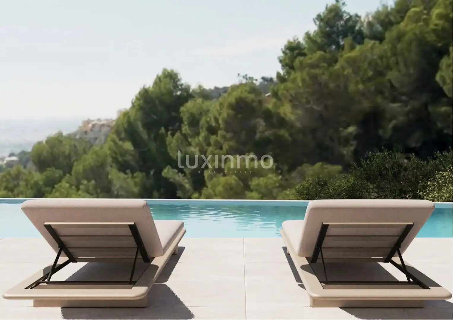 Schwimmbecken von Haus oder Chalet zum Verkauf in Altea mit Klimaanlage, Heizung und Terrasse