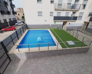Swimming pool of Flat for sale in Aspe  with Air Conditioner, Heating and Private garden