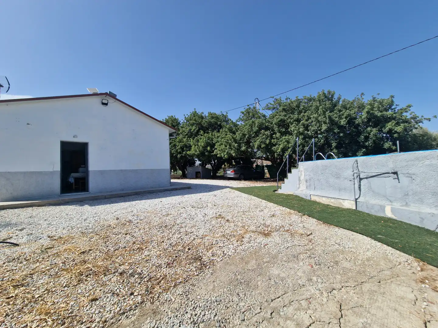 Aparcament de Finca rústica de lloguer en Málaga amb Aire condicionat, Piscina i Moblat